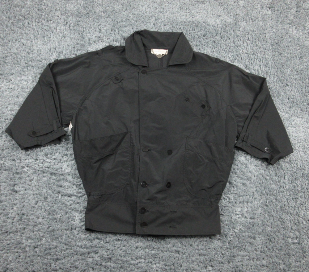 Stella McCartney Jacket Womens 36 Black 1/2 Sleeve Button Up Tailored NWT